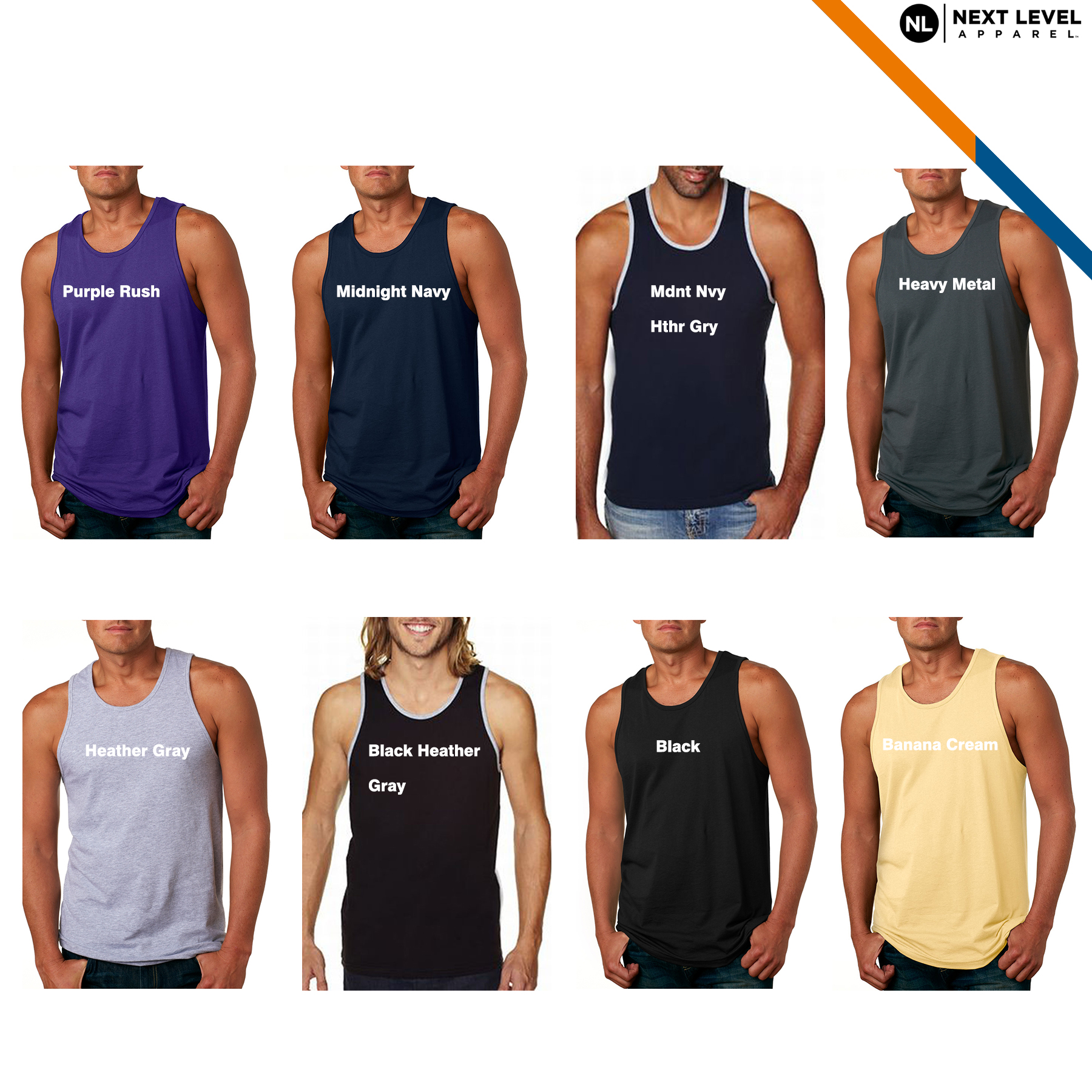 Next Level® Men's Jersey Tank Tops 6