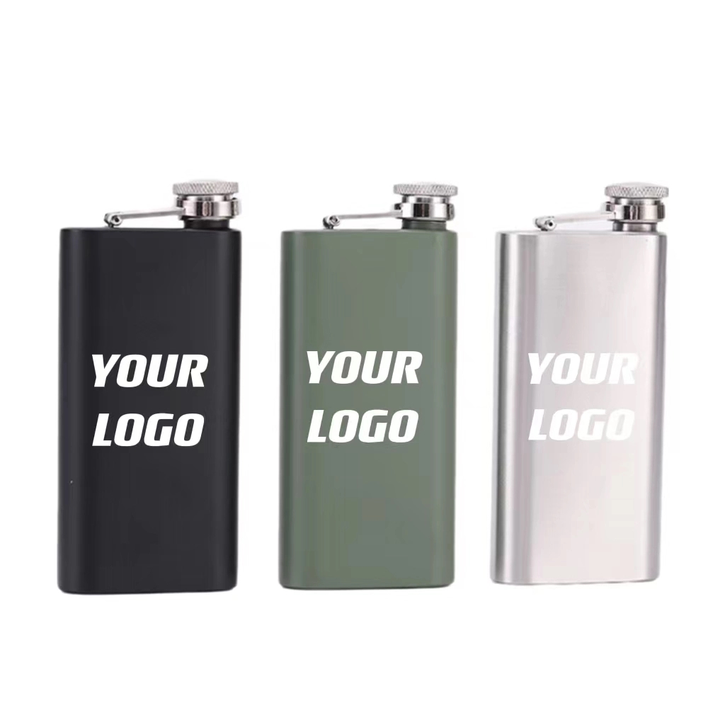 Custom 5 oz Stainless Steel Liquor Flask 2