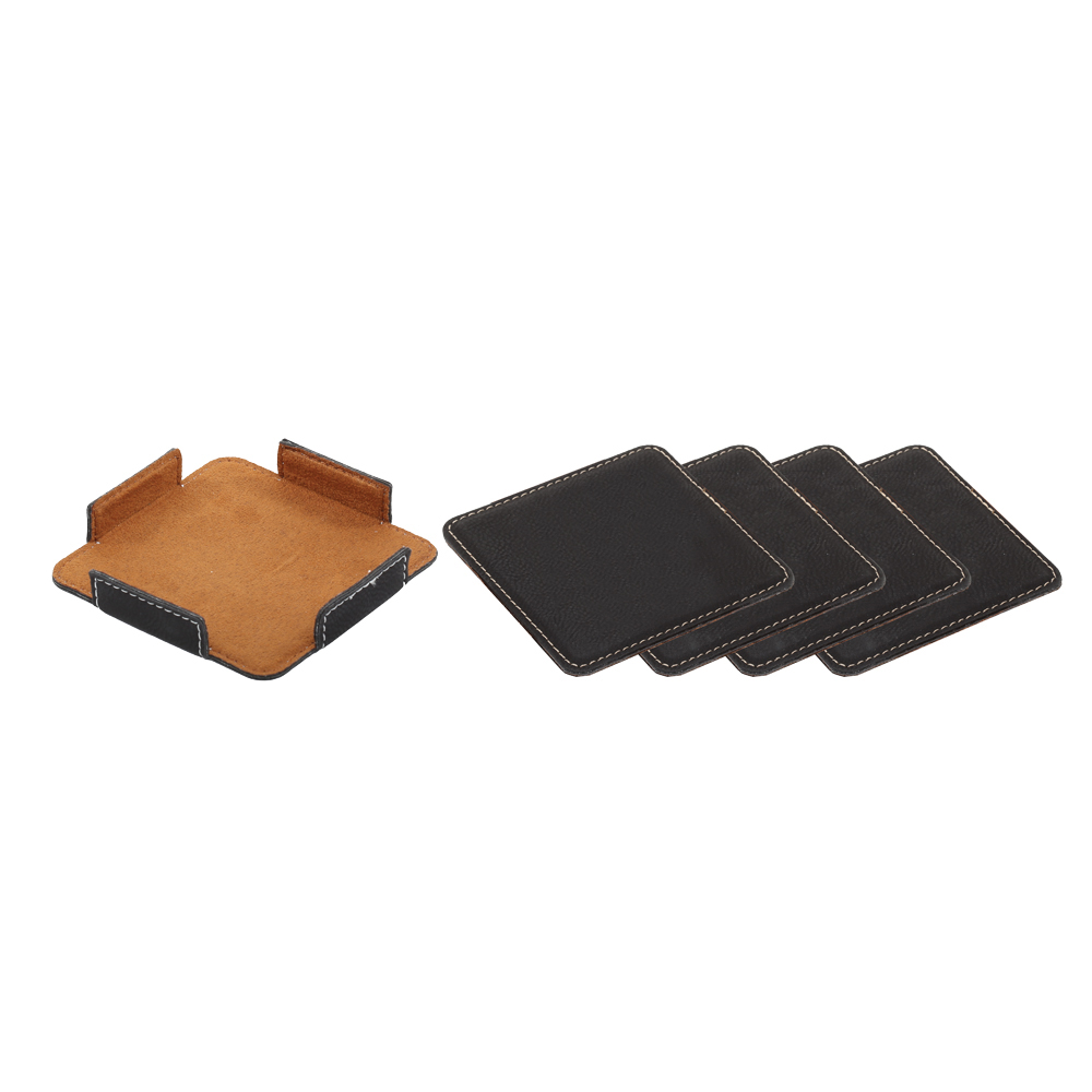 Leatherette Coasters 4