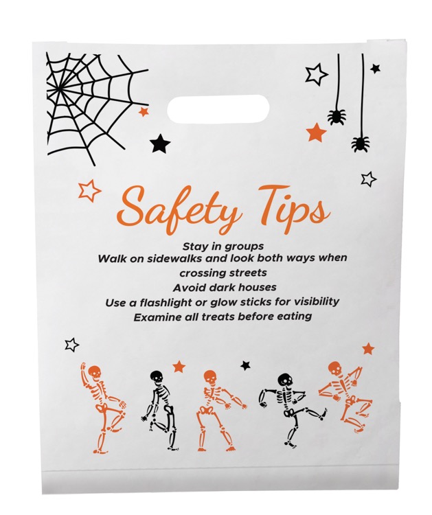 Halloween Scatter Design 2 Merchant Paper Bags (12" x 15" x 2.5") 2