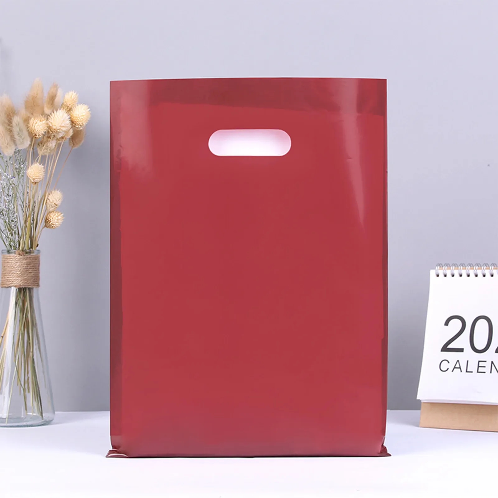 Die Cut Handle Plastic Merchandise Boutique Bag Apparel gift 21