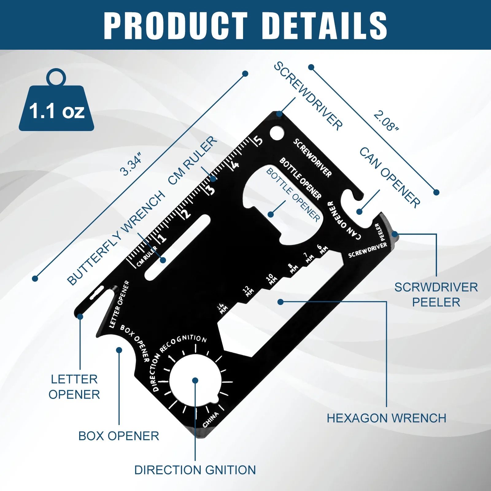 Multifunctional Tool Card 5