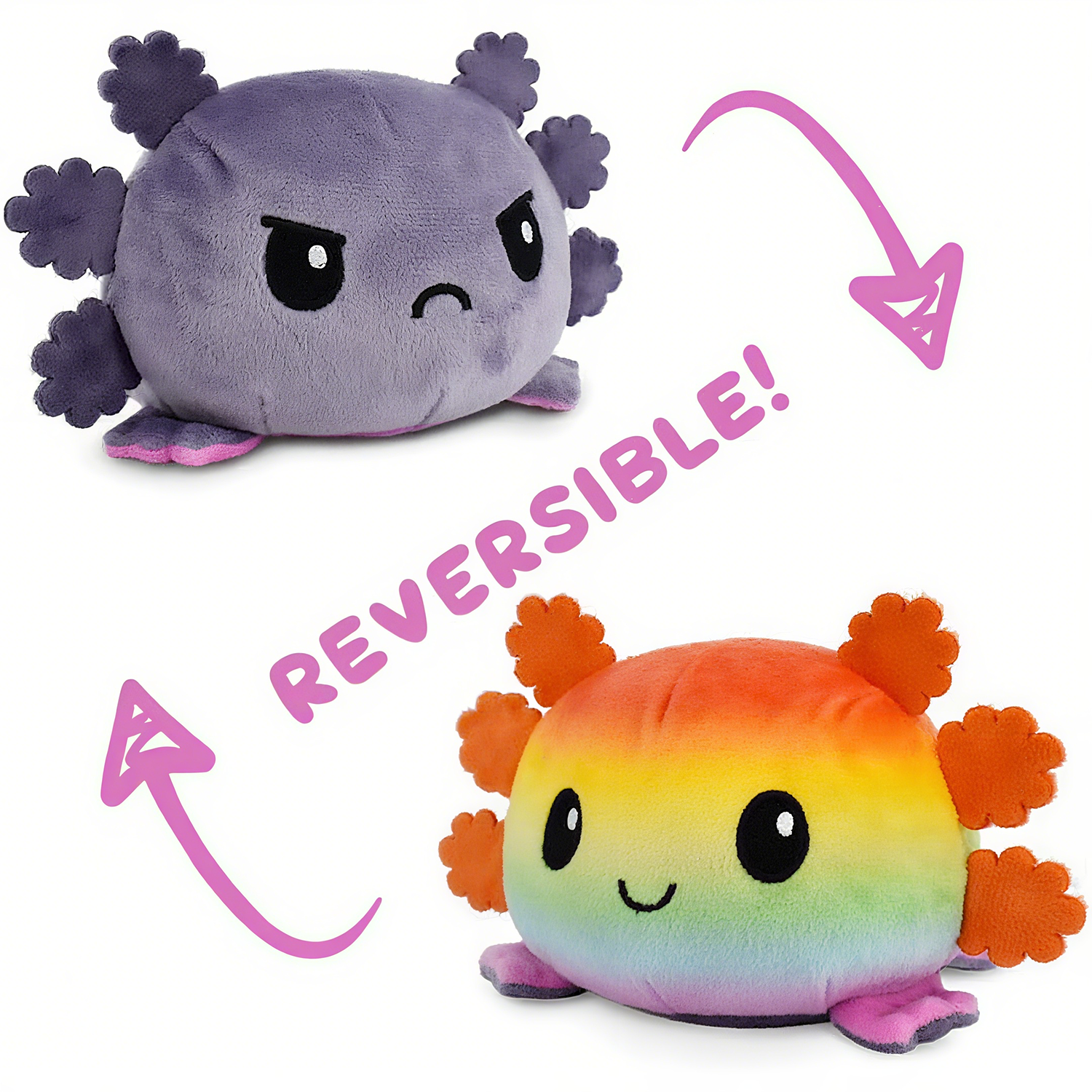 Reversible Axolotl Plush Stuffed Animal Toy 4