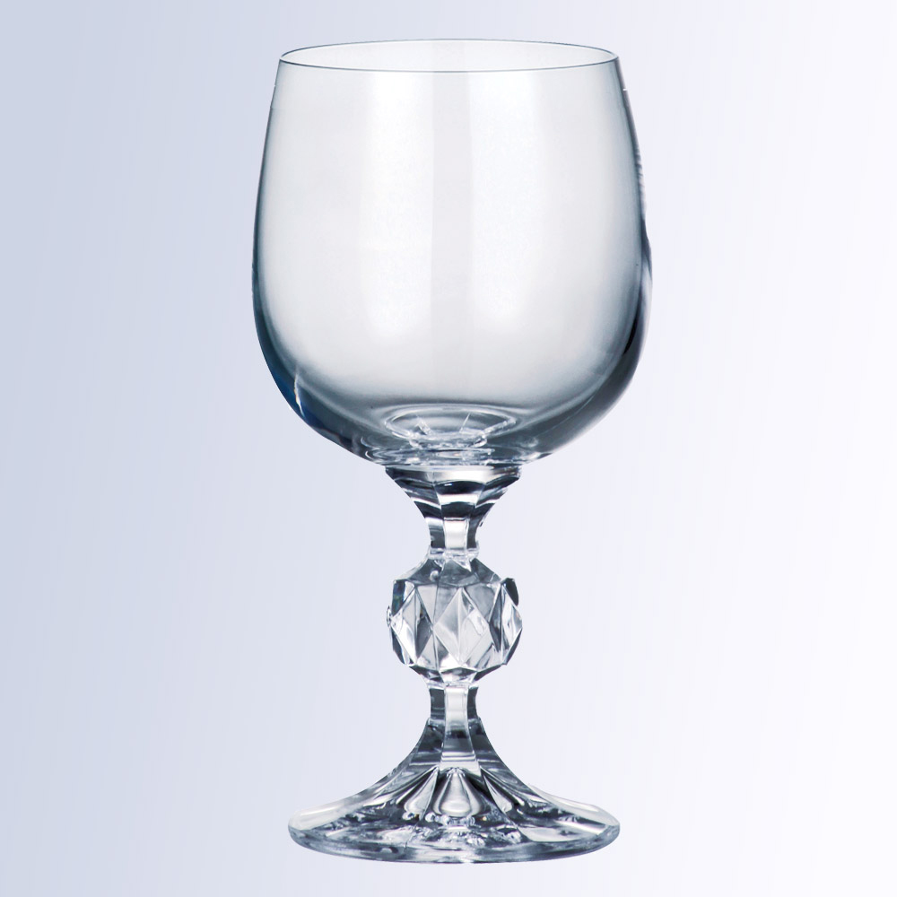 6.4oz Non-Lead Crystal Wine Goblet 1