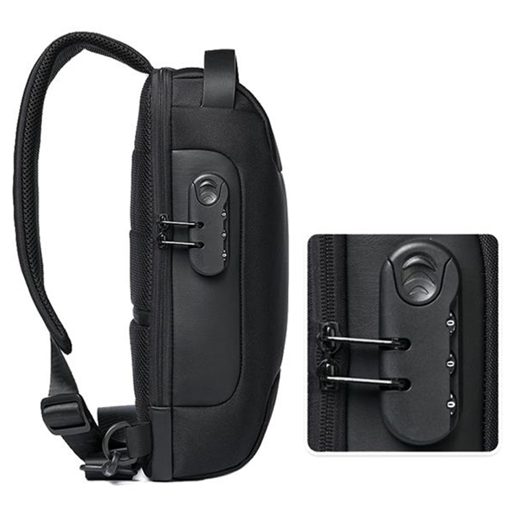Chest Bag made of high density waterproof carbon fiber material 5