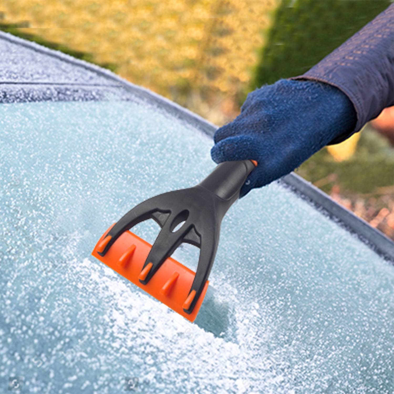 PVC Ice Scraper Snow Brush 3