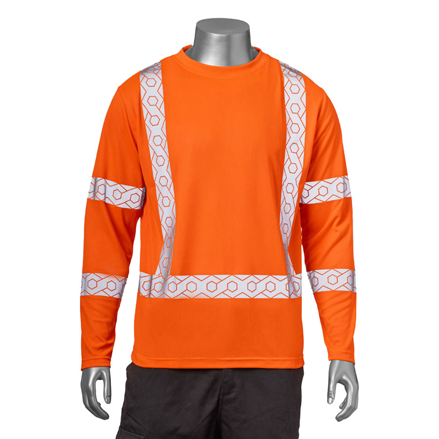 VISIPRO Long Sleeve Reflective Safety T-Shirt with Pocket - 11