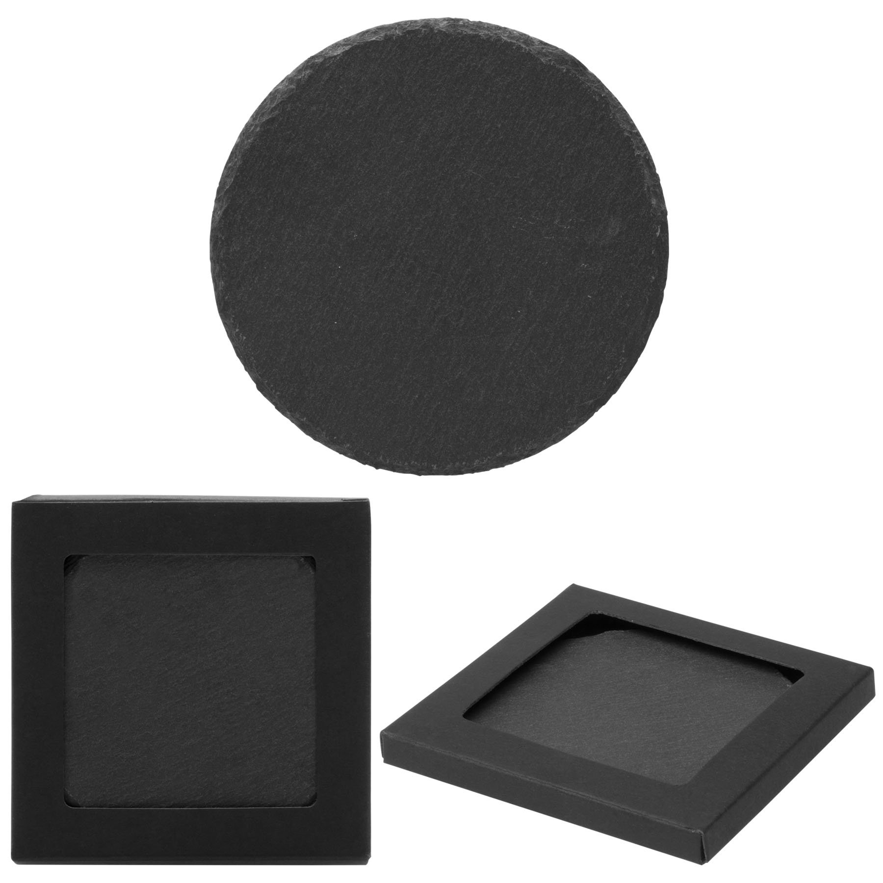 Round Slate Coaster 2