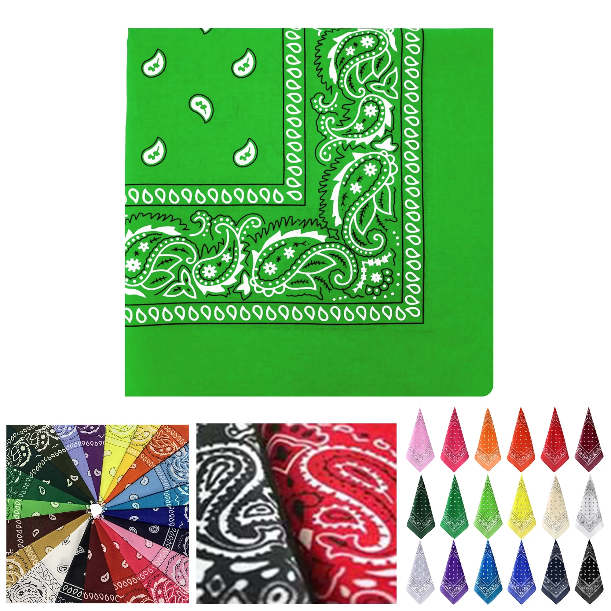 Vibrant Color Bandana Scarf for Events 7