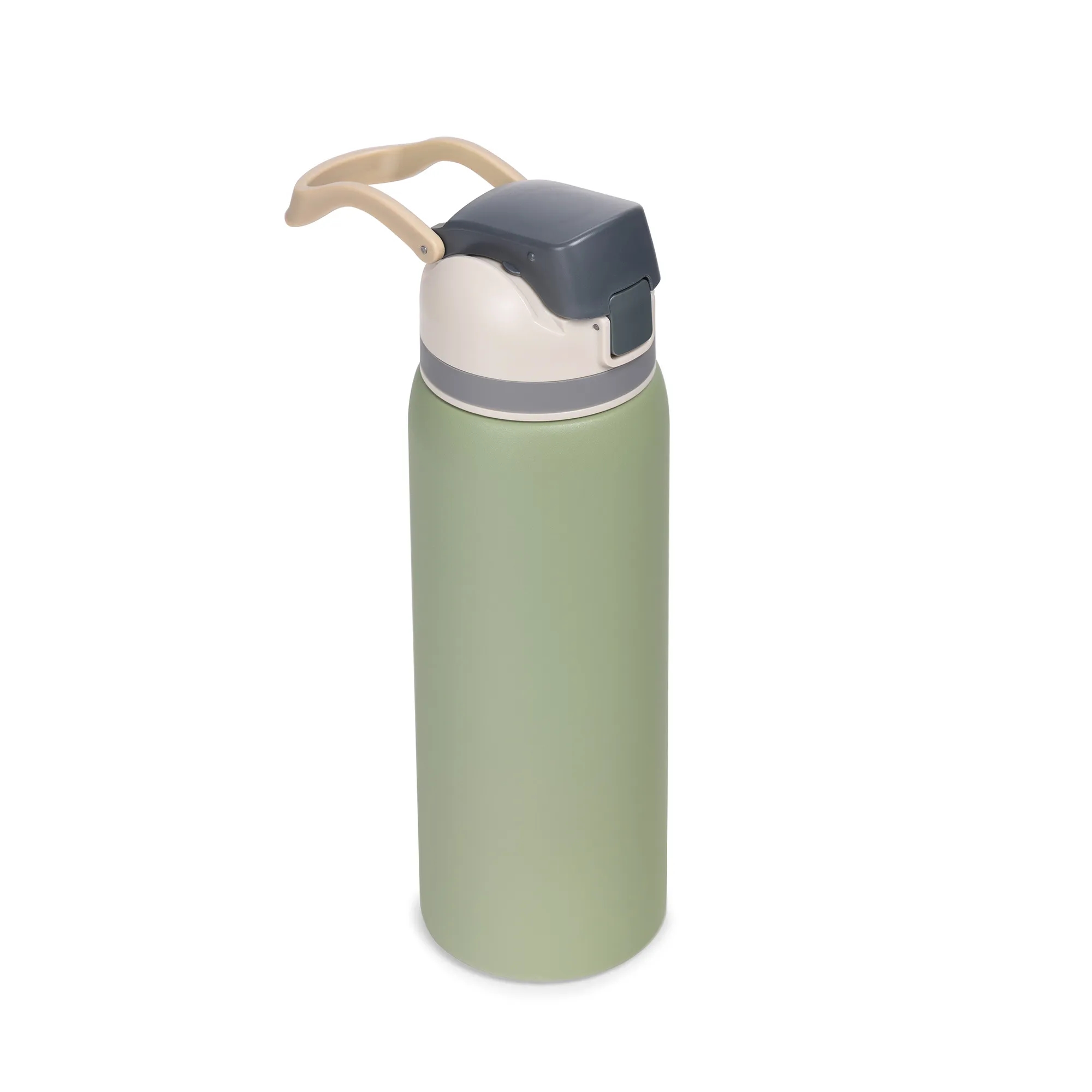 Three-Toned 27oz. Stainless Steel Straw Bottle 9