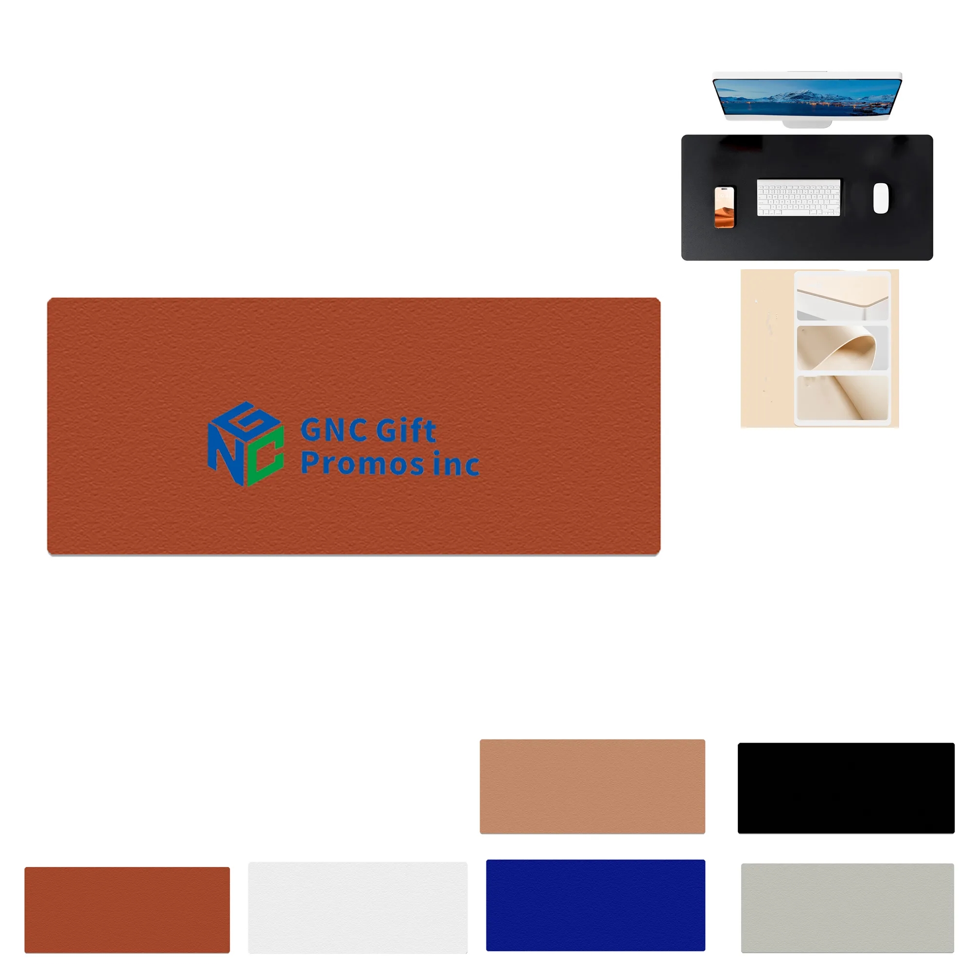 28 X 13Leather Desktop Mouse Pad 6