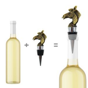 Elegant Zebra Design Alloy Wine Stopper 19