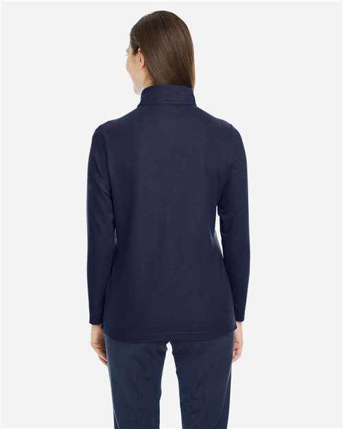 Women's Fusion ChromaSoft™ Pique Quarter-Zip Pullover - CE405W 41