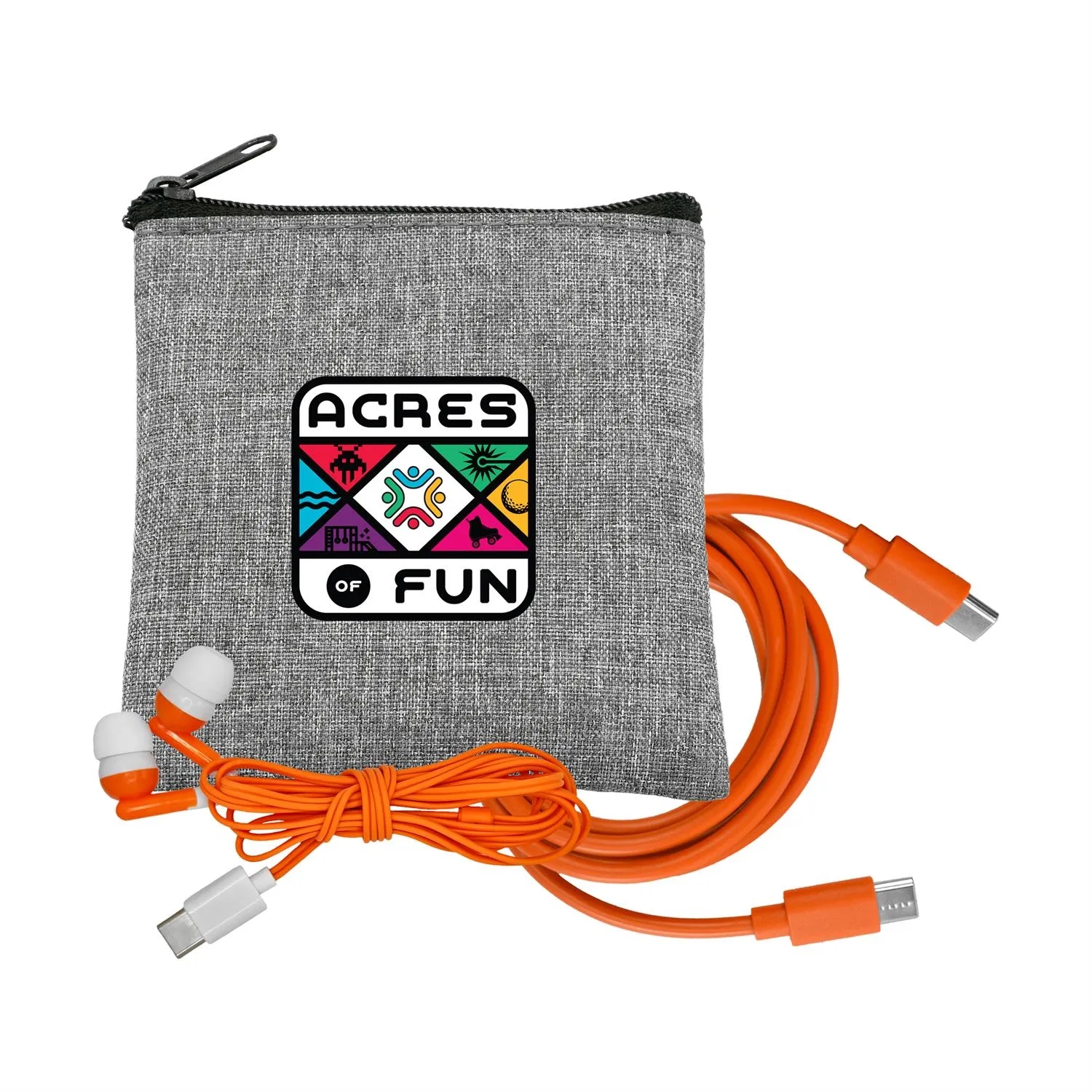 Recycled C to C Cable & Ear Bud Set 10