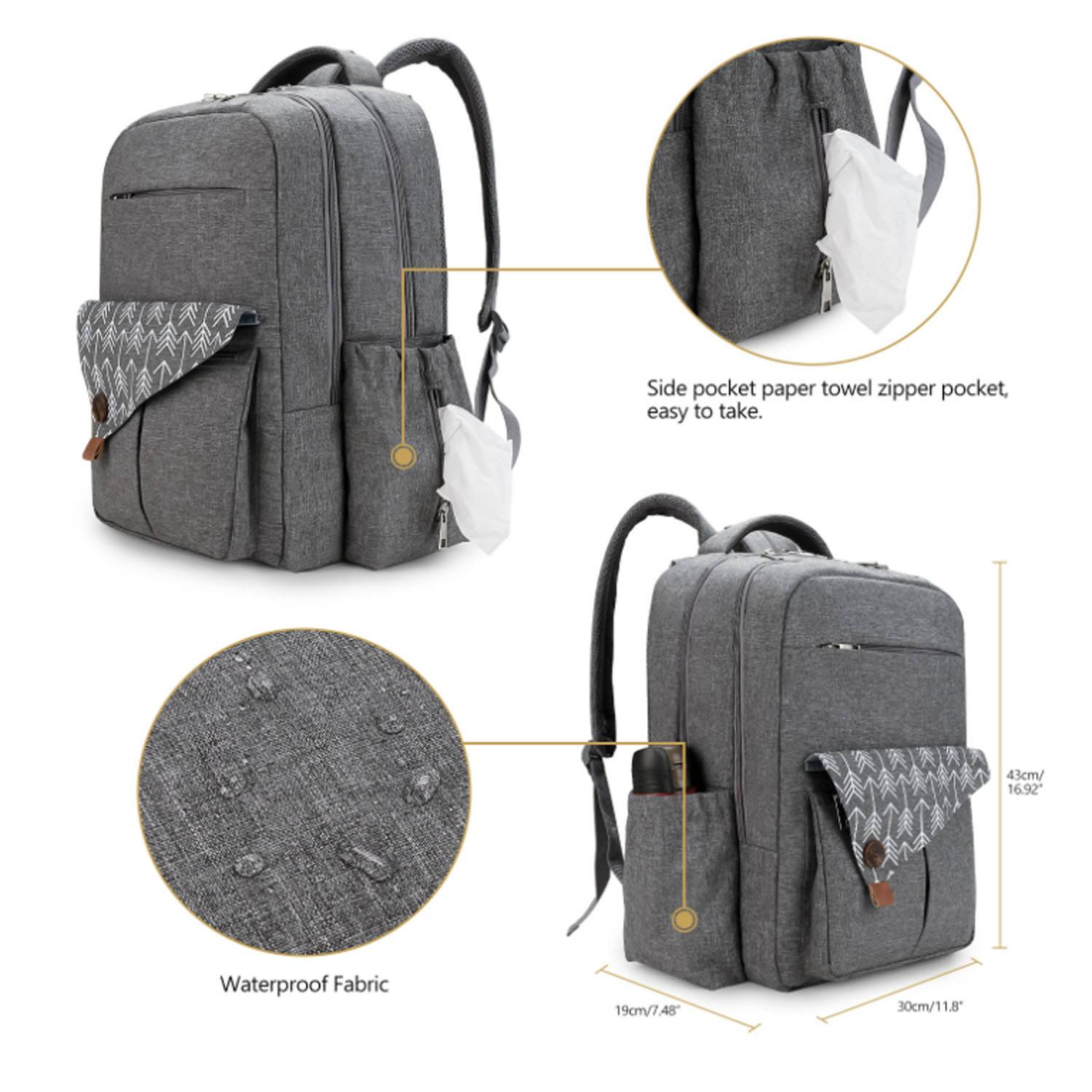 Travel Laptop Backpack 6