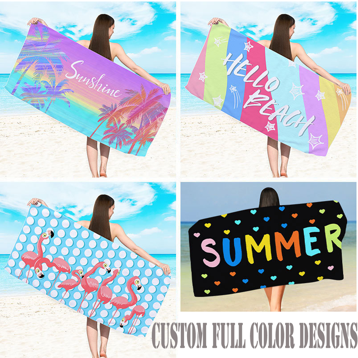 Quick-Dry Microfiber Beach Towel 1