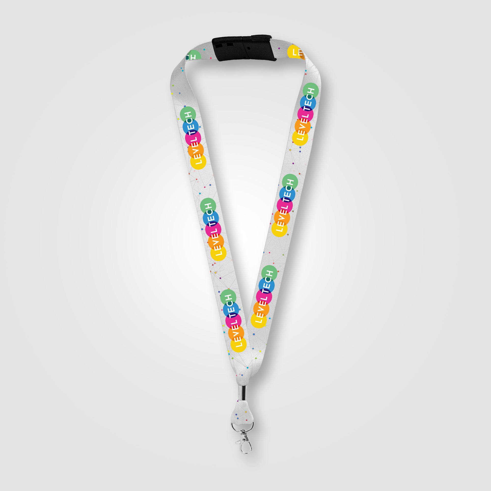 Vexel rPET Snap Trigger Breakaway Lanyard - 36” x 1”