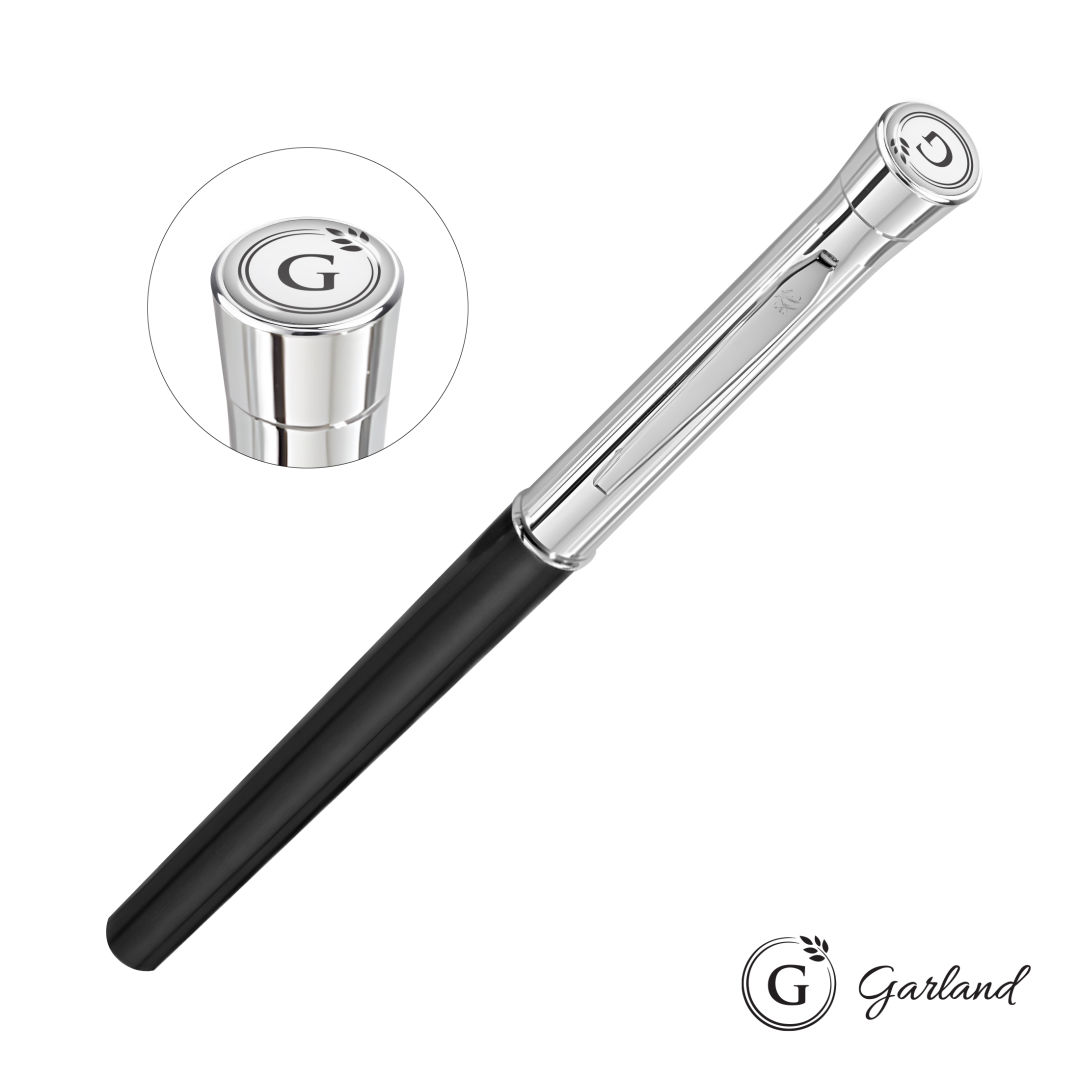 Garland® Monogram Rollerball Pen - Chrome 1