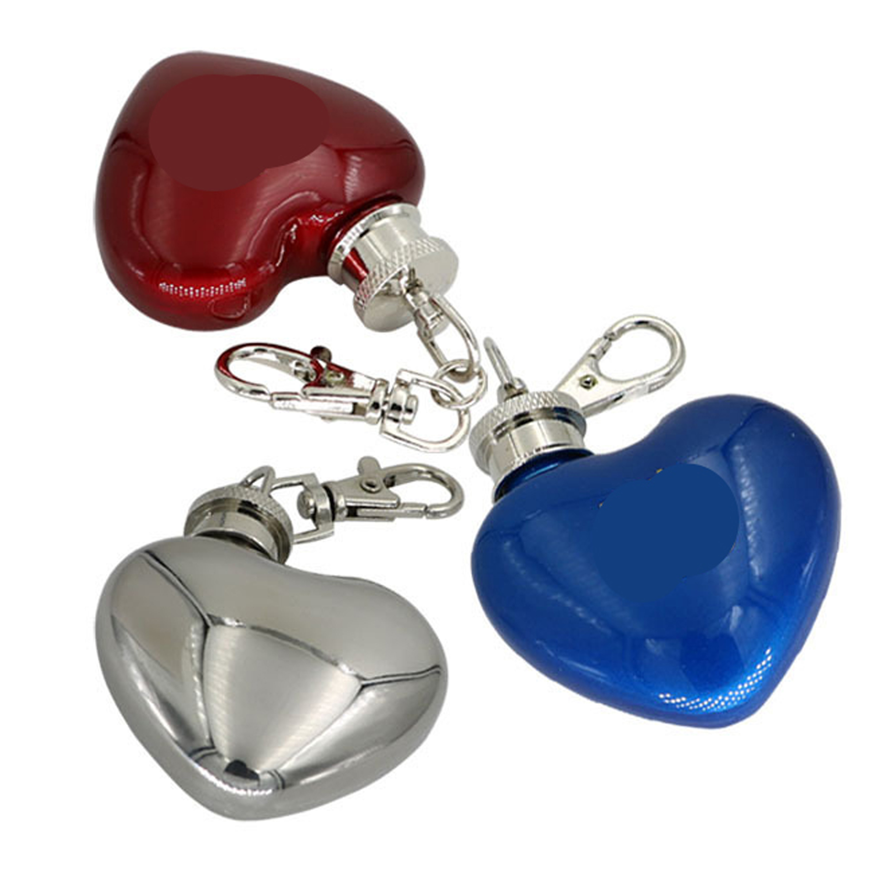 1oz Heart Shaped Pocket Flask 5