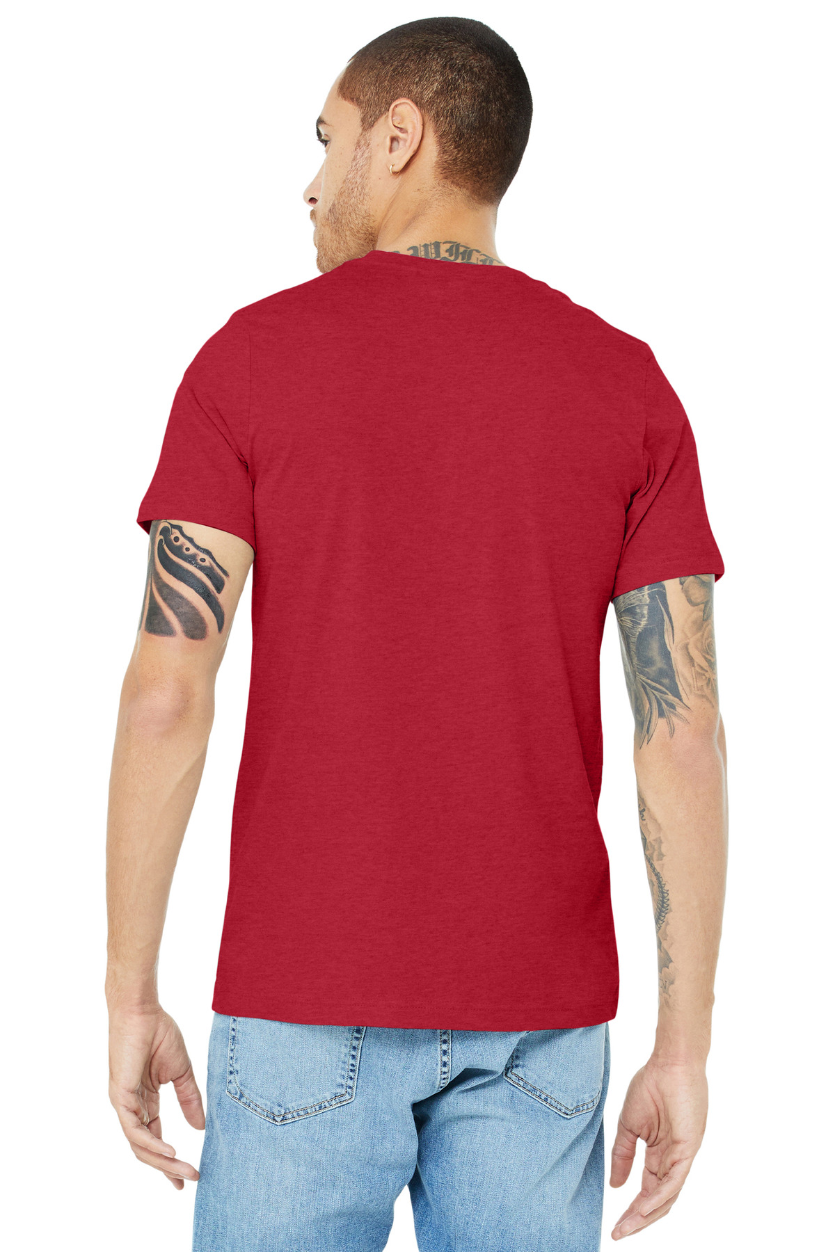 BELLA+CANVAS Unisex Heather CVC Short Sleeve Tee. BC3001CVC 401