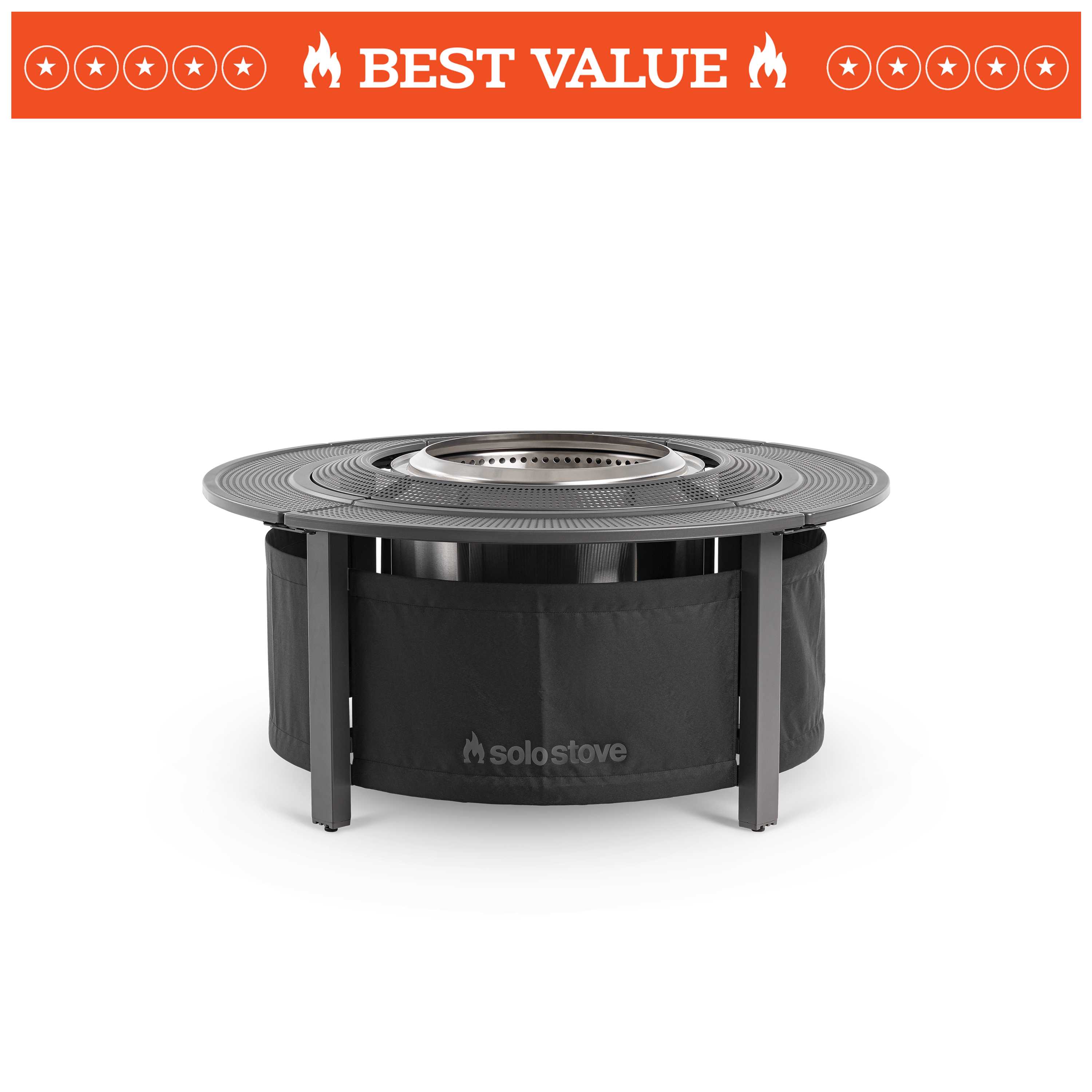 Solo Stove - Bonfire/Ranger Surround Heat Barrier (Small) (Blank - no decoration added) 1