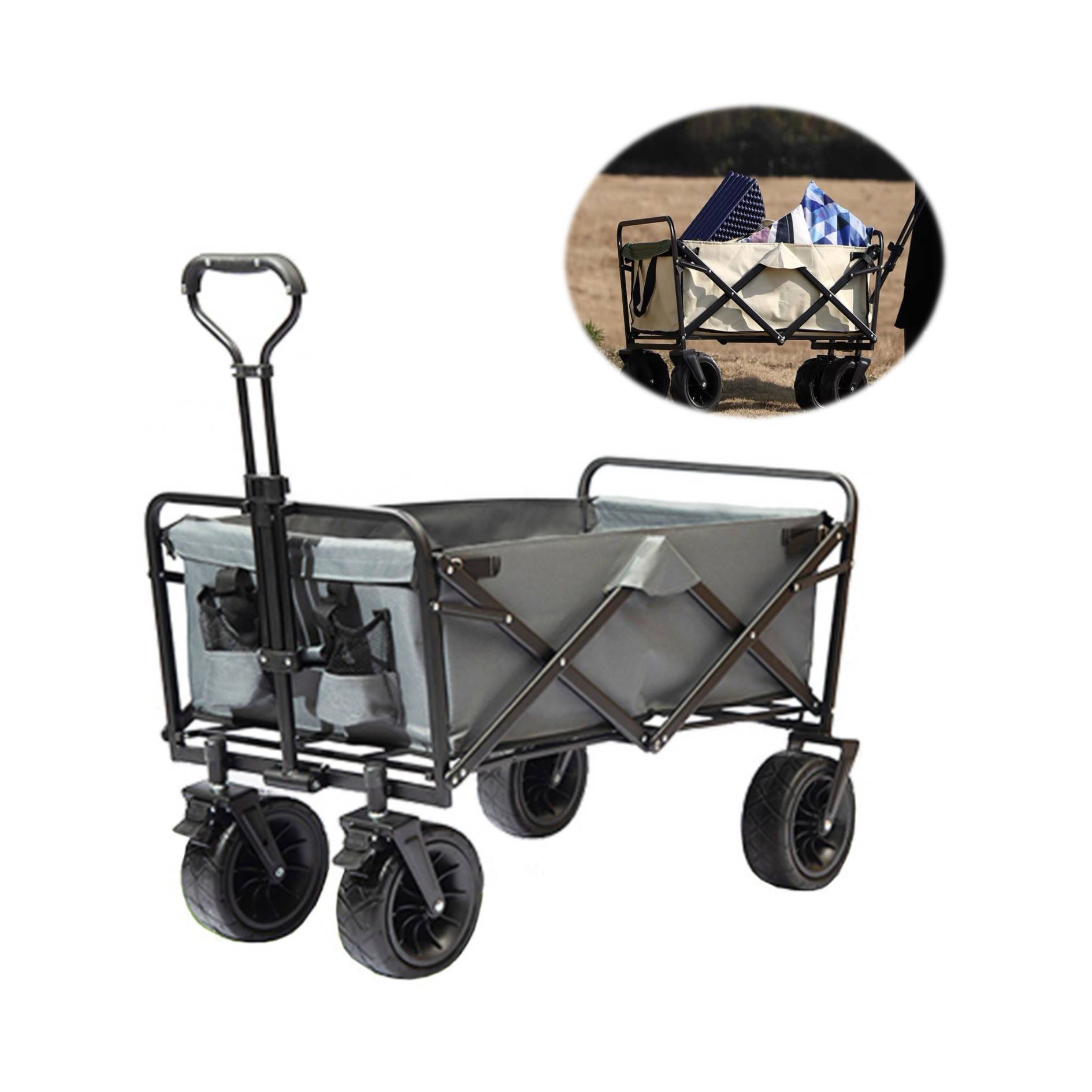 Camping Cart Portable Folding Trolley 3
