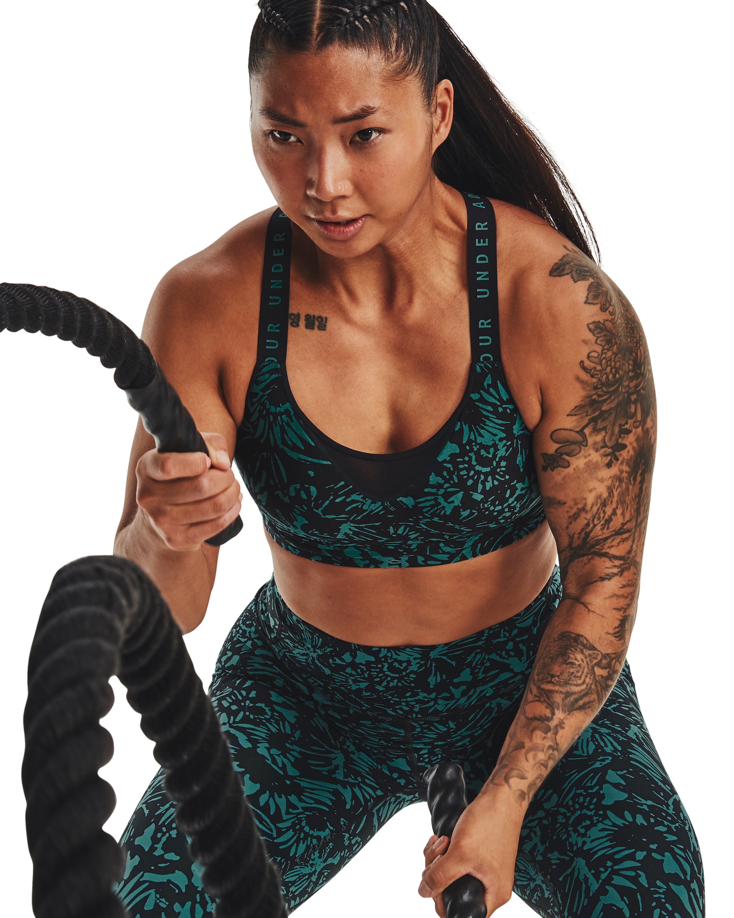 UA Infinity High Printed Women's Sports Bra 11