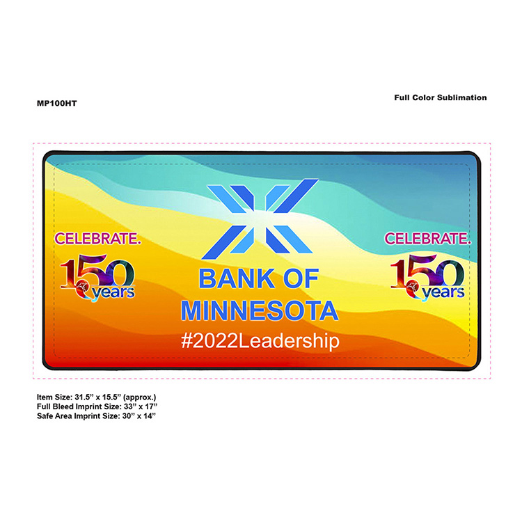 "GAMER'S PARADISE" XL Desk Tech Mat/Gaming Pad 21