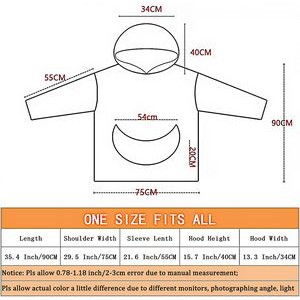 Oversized Comfortable Warm Pocket Hoodie 2