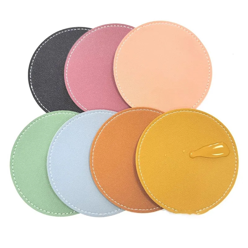 Leather Round Coaster 7
