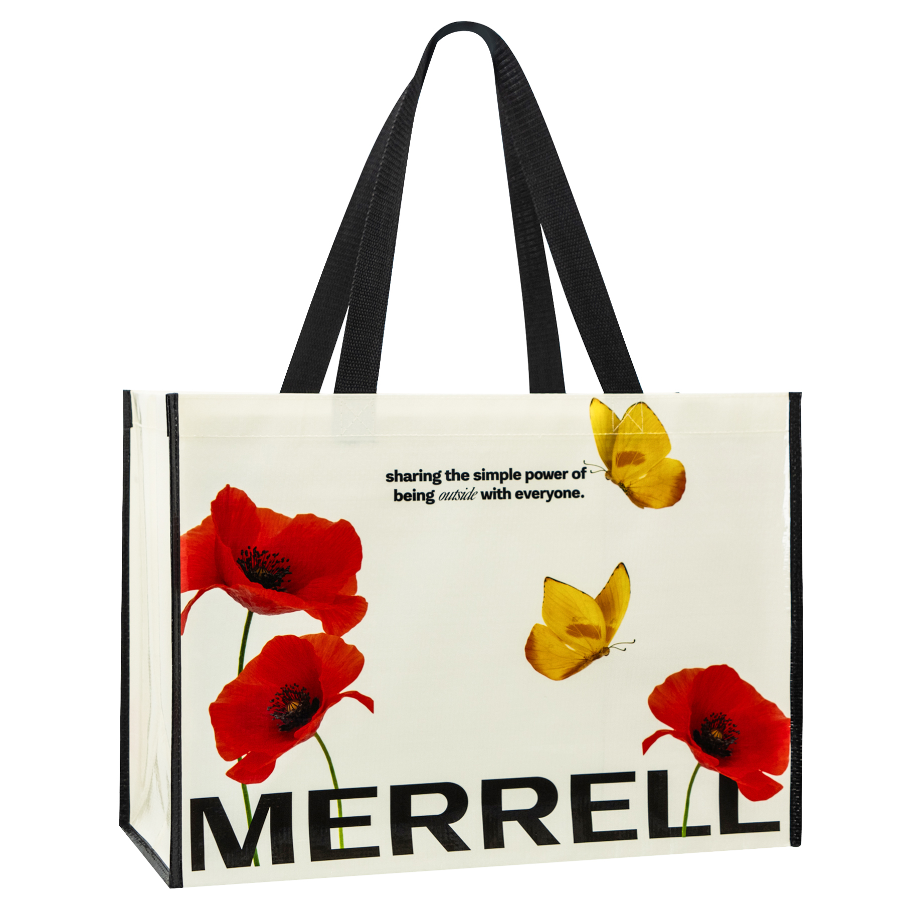 Custom Full-Color 170g Laminated Woven PE Shopping Bag 18"x13"x9 2