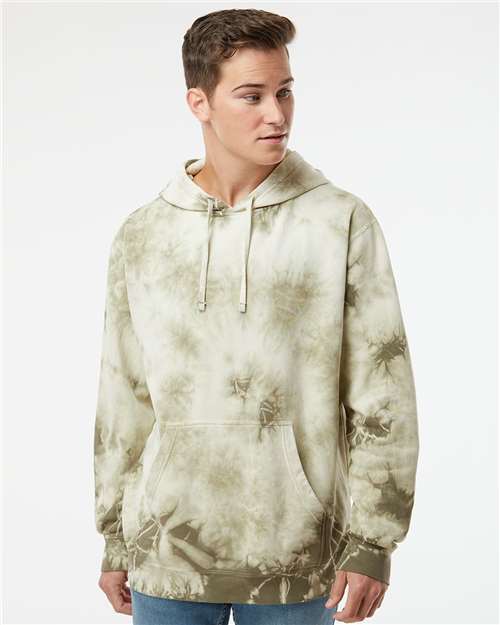 Unisex Midweight Tie-Dyed Hooded Sweatshirt - PRM4500TD 36
