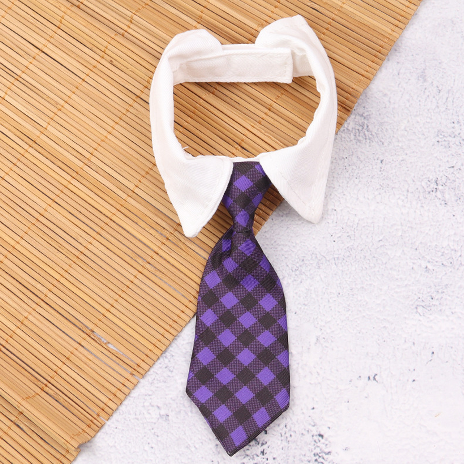Adjustable Polycotton Pet Neck Tie 9