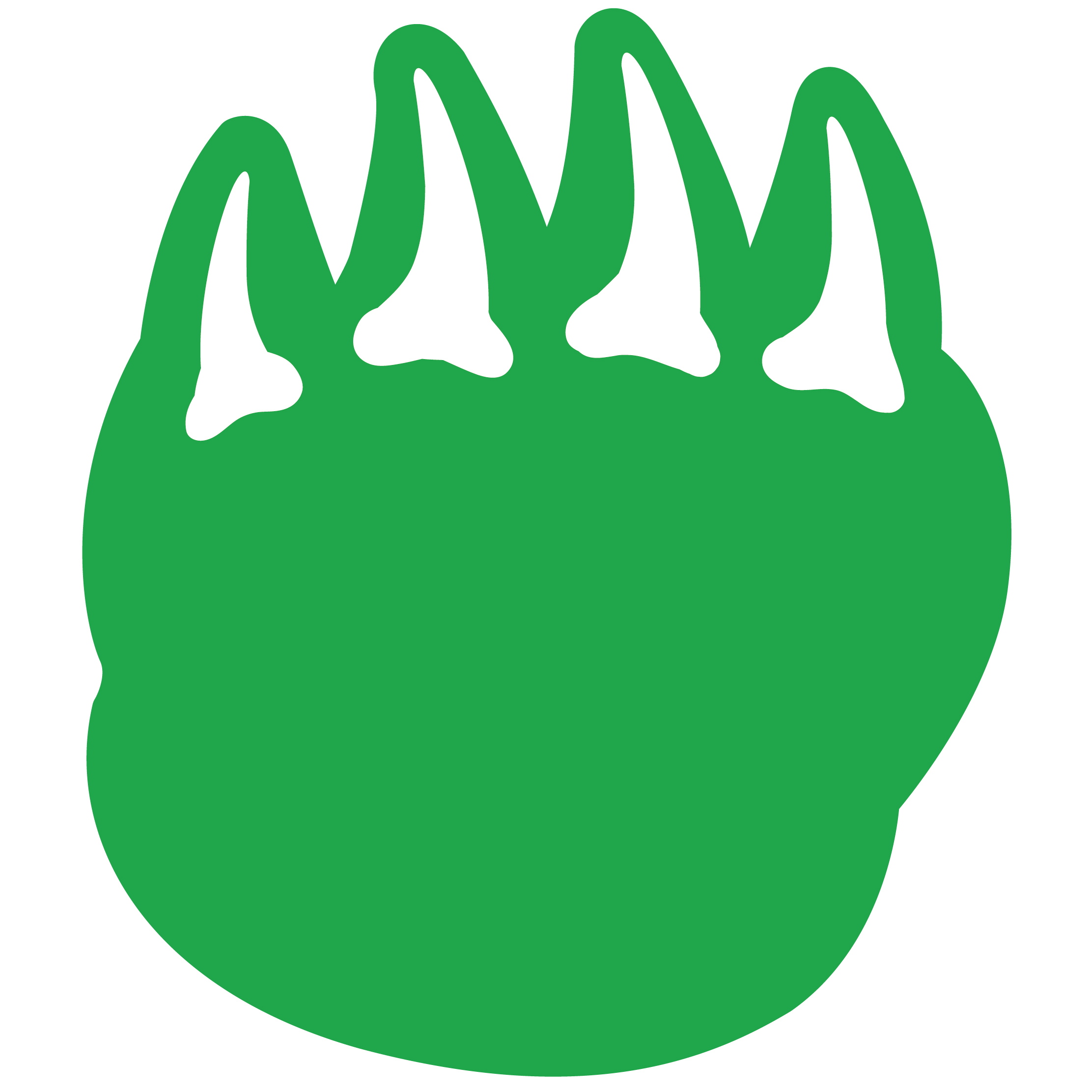 Foam Dragon Claw Mitt 25