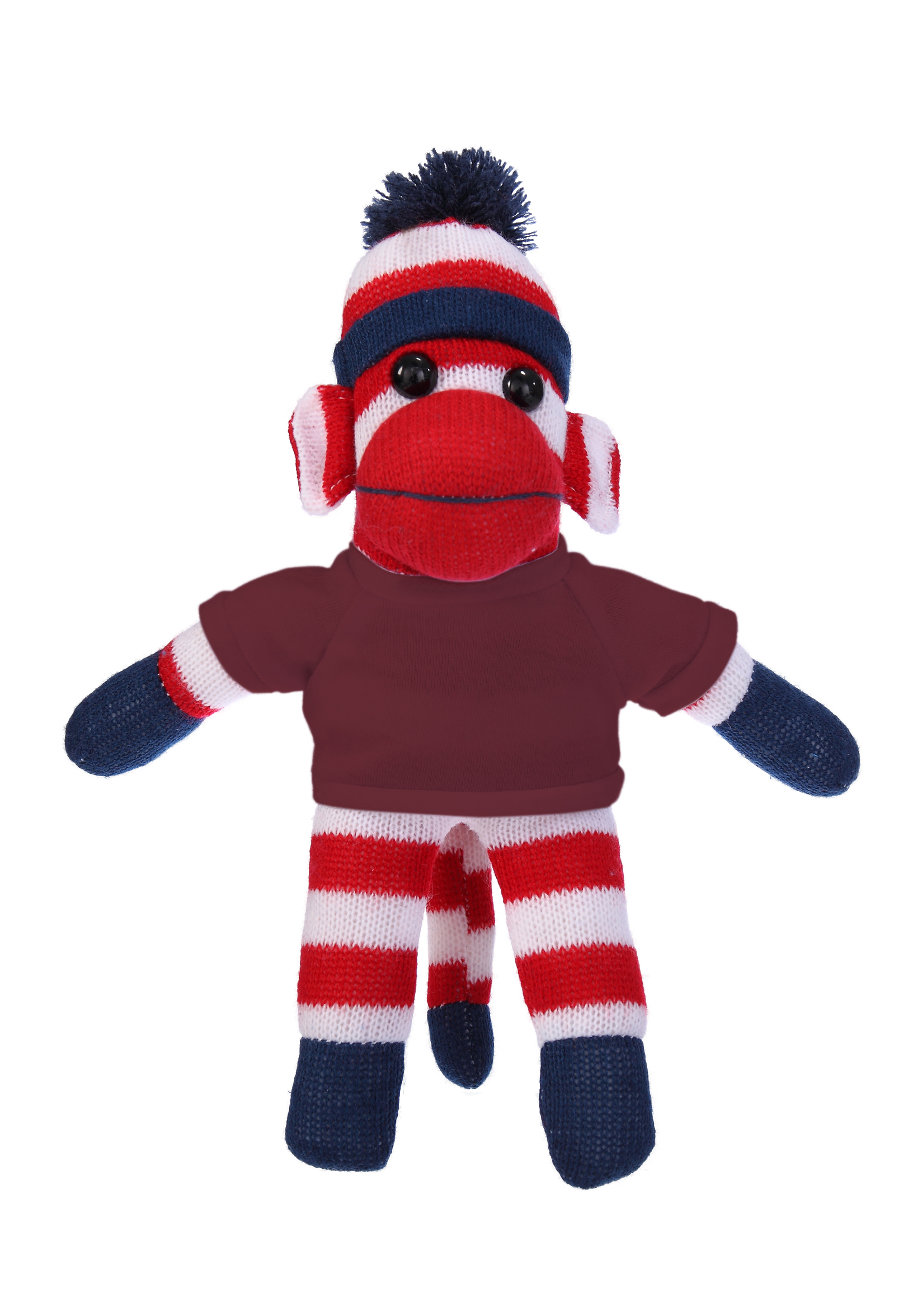 Plush Patriotic Sock Monkey with Tee 17
