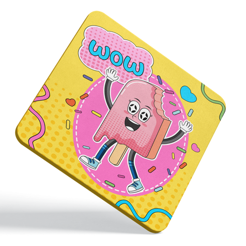 PVC Custom Flat Soft Magnet - 2D One Sided Design 2