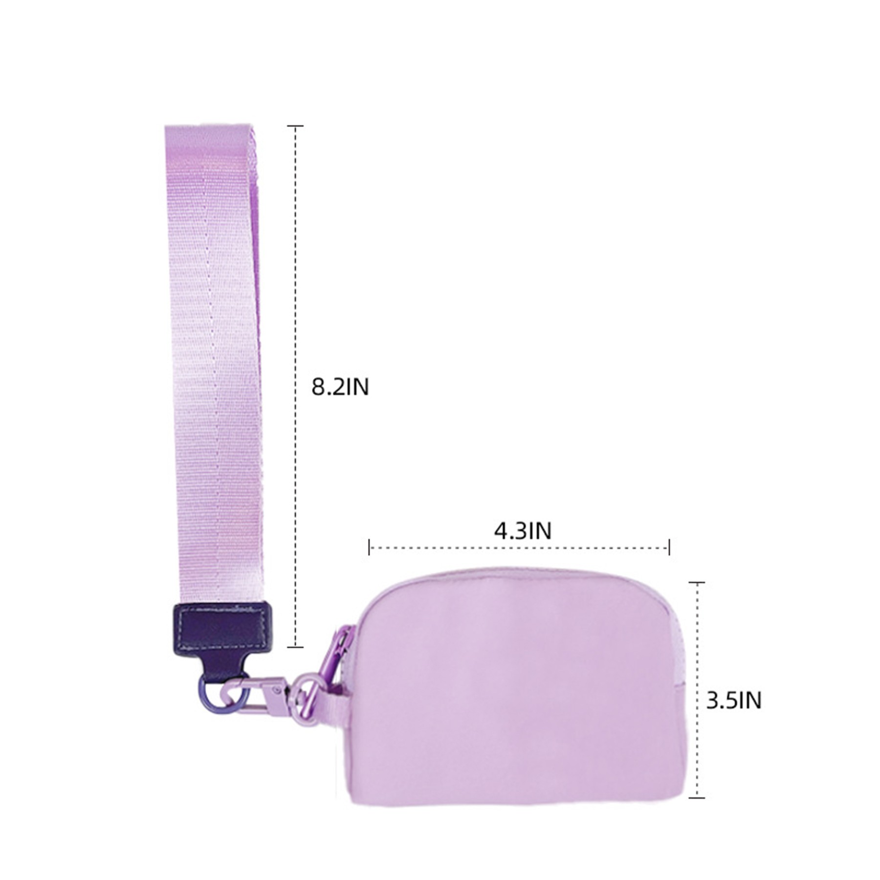 Fashion Wrist Strap And Two Colors Wrist Bag 2