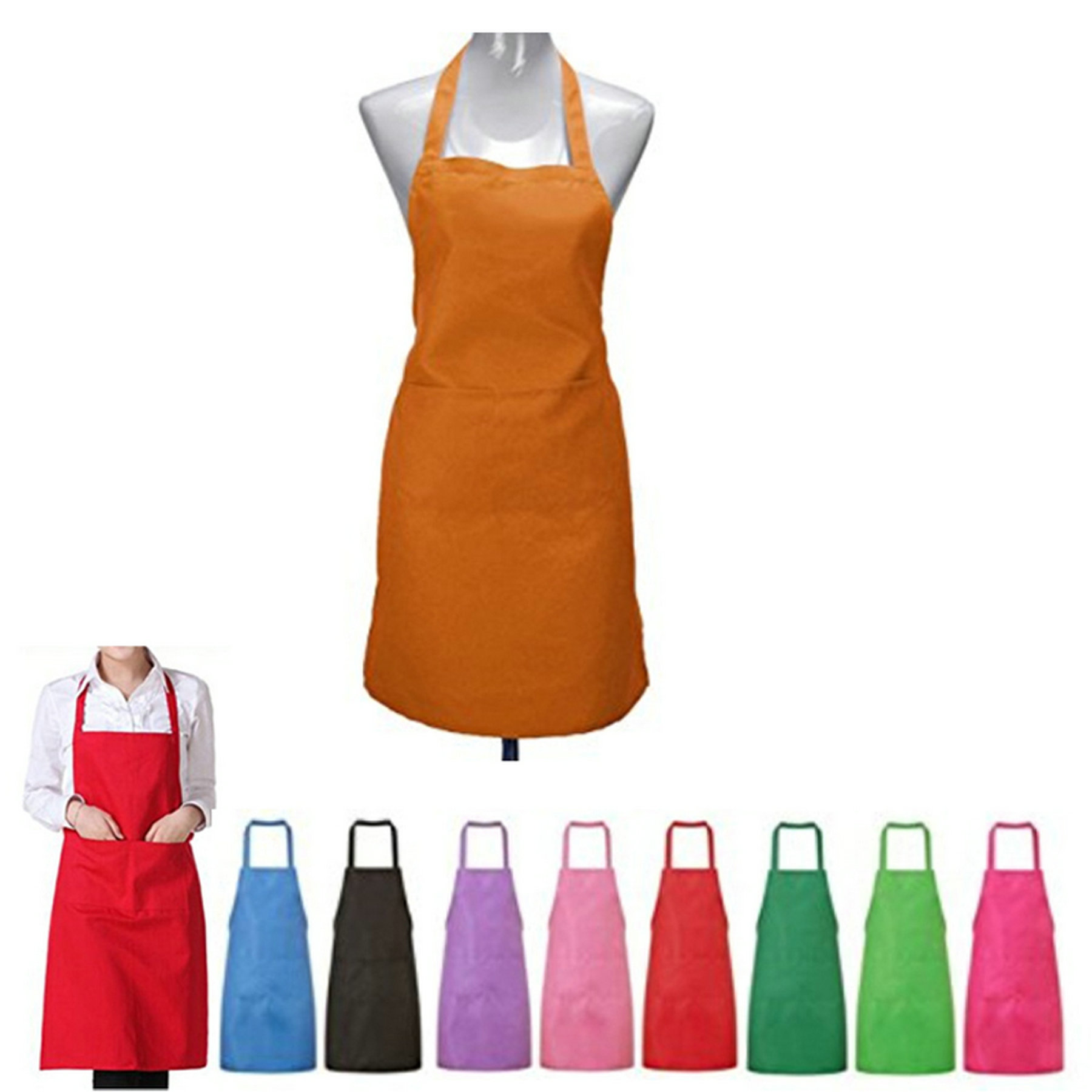 Polyester Apron w/ Front Pocket 1
