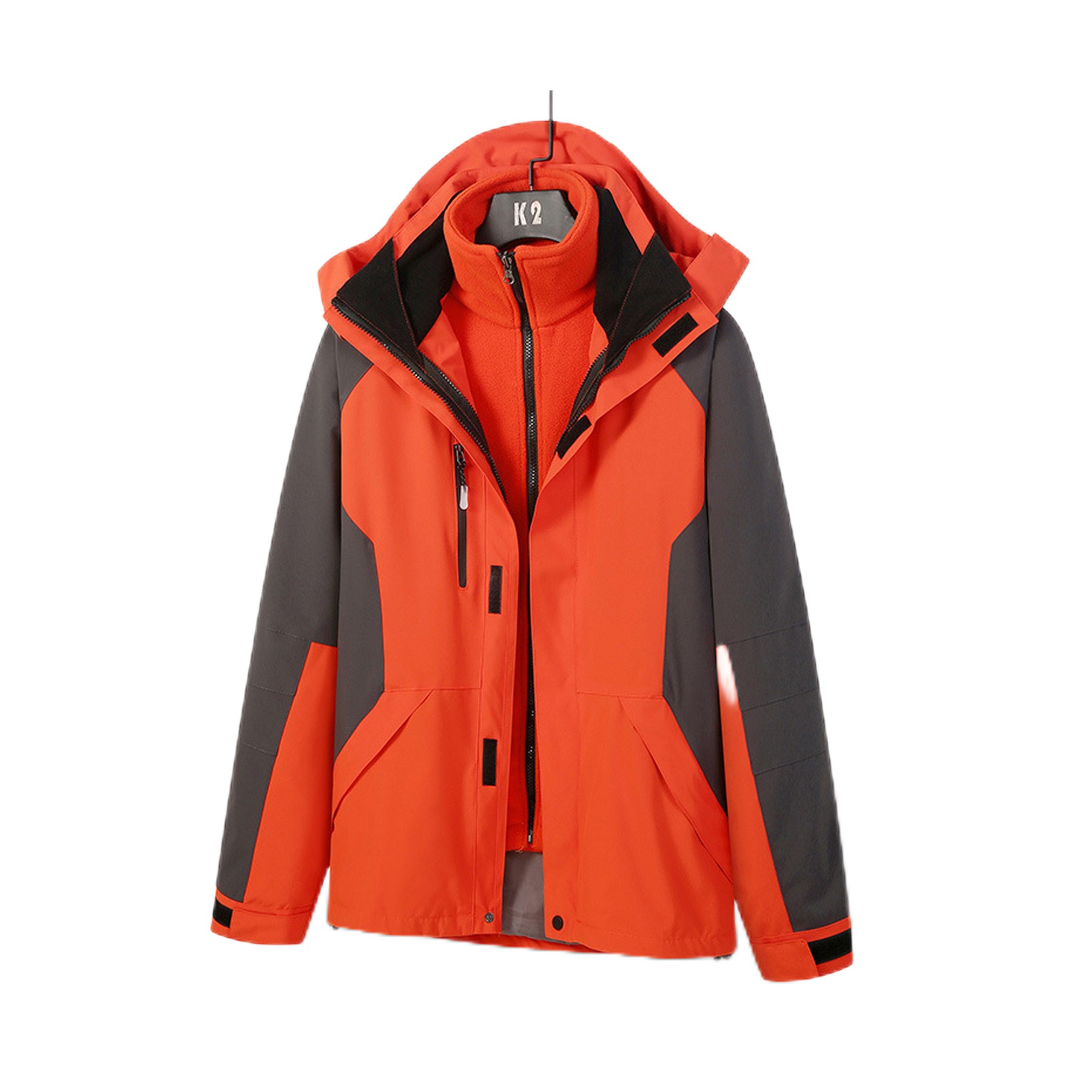Waterproof Ski Jacket Hooded Windbreakers 7