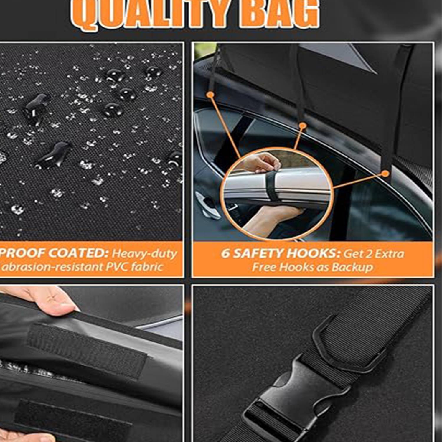 Waterproof Car Roof Top Carrier Bag 3