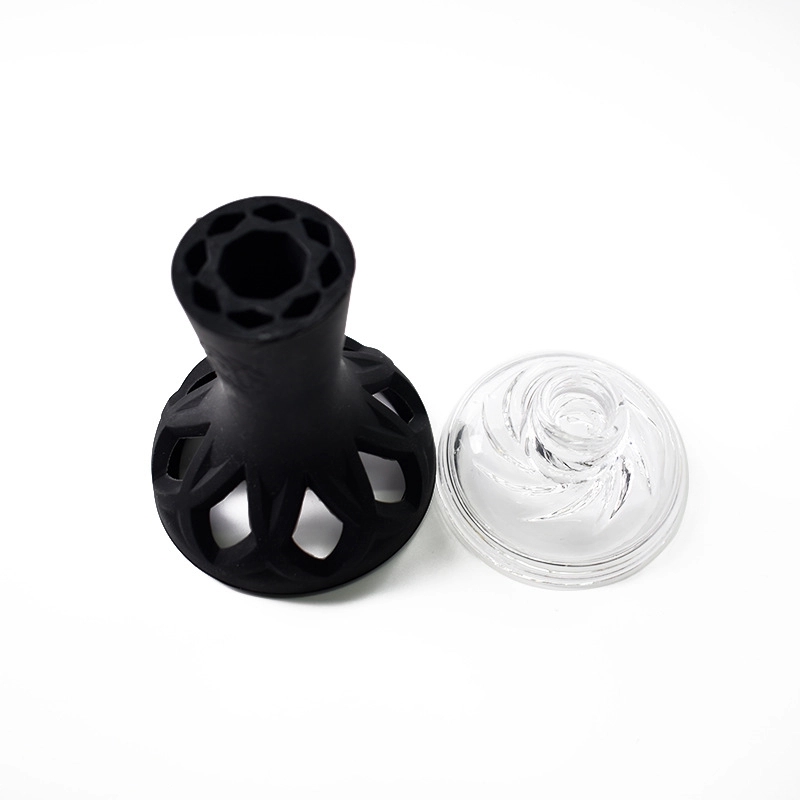 Silicone Hookah Bowl With Glass Insert 3