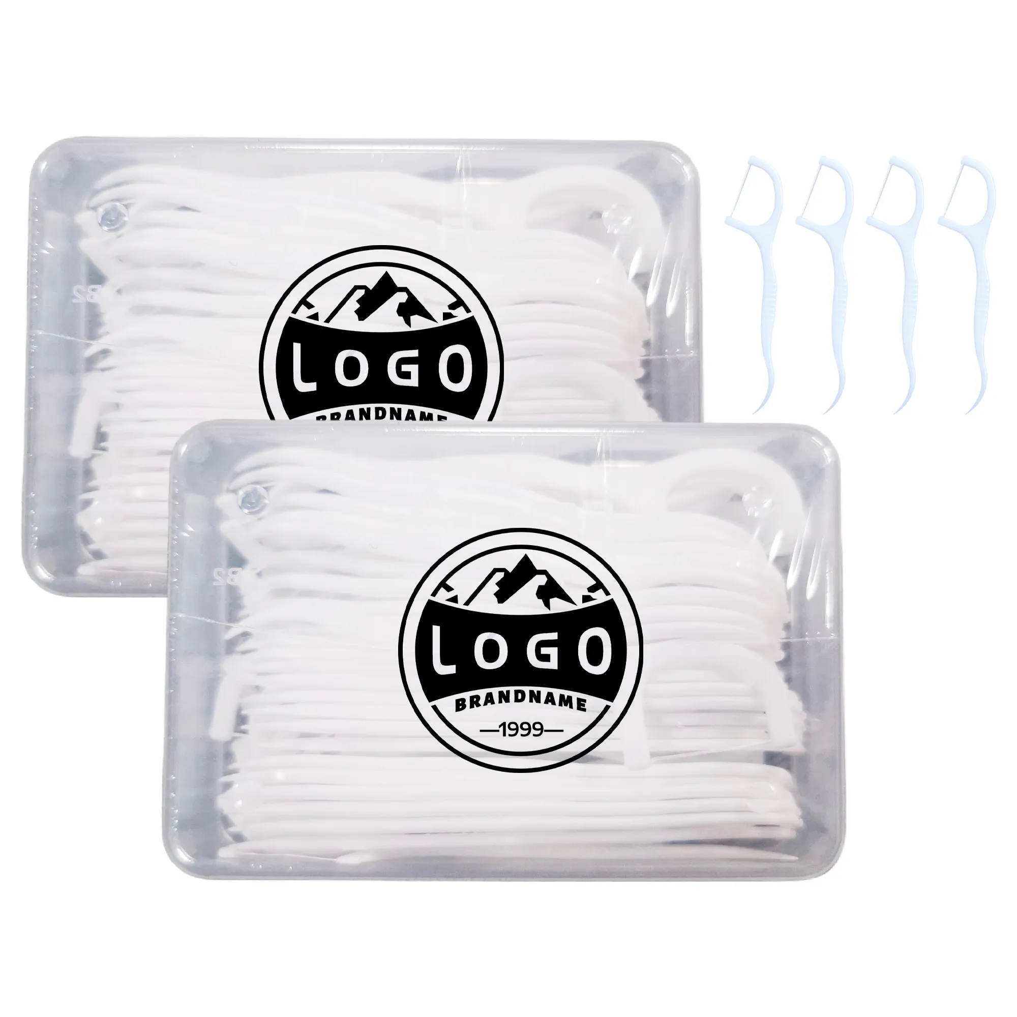 50pcs Per-Box Individually Wrapped Dental Floss Box 3