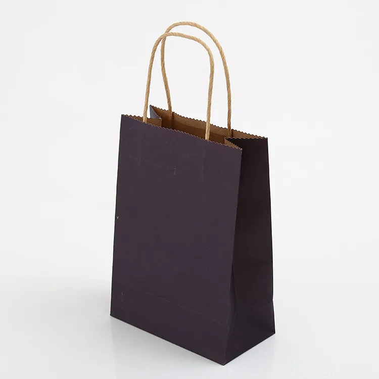 Custom Natural Kraft Paper Shopper Bag 6
