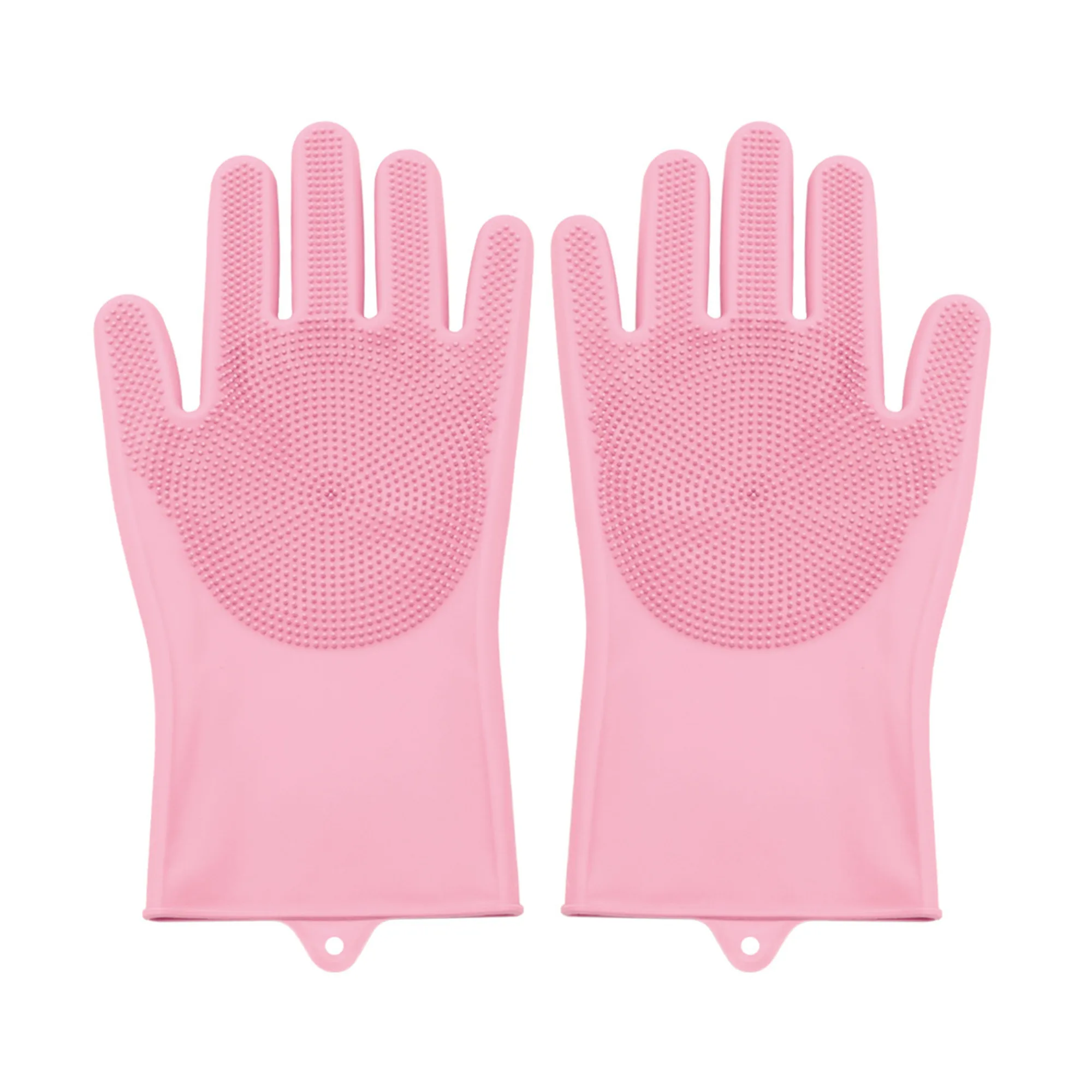 MOQ 50 Silicone Pet Bathing Gloves with Anti-Bite Protection 3