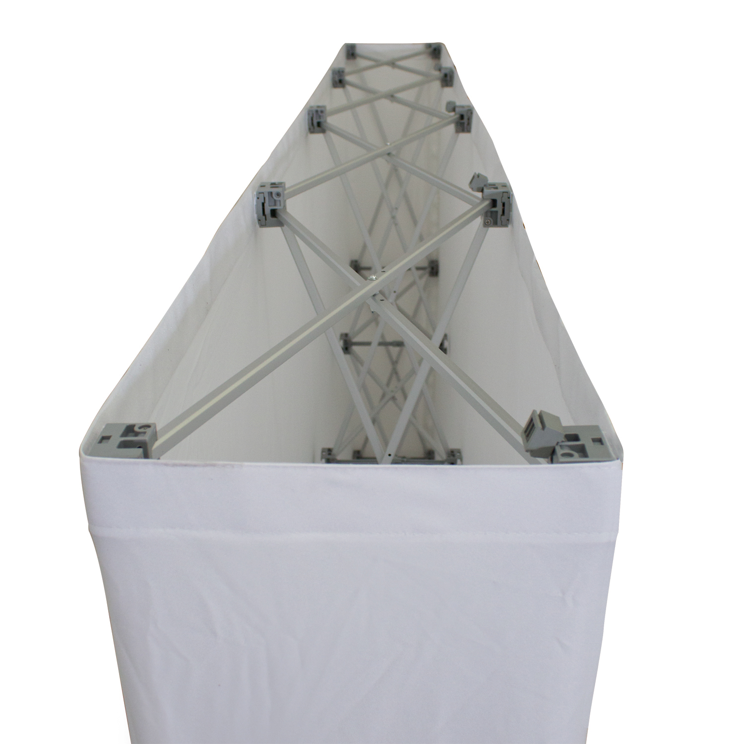 8' Straight Splash Floor Display 4-Sided Kit (Recycled Polyester Knit) 5