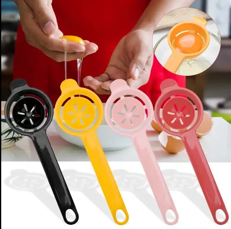 Extended Handle Plastic Egg White Separator 2