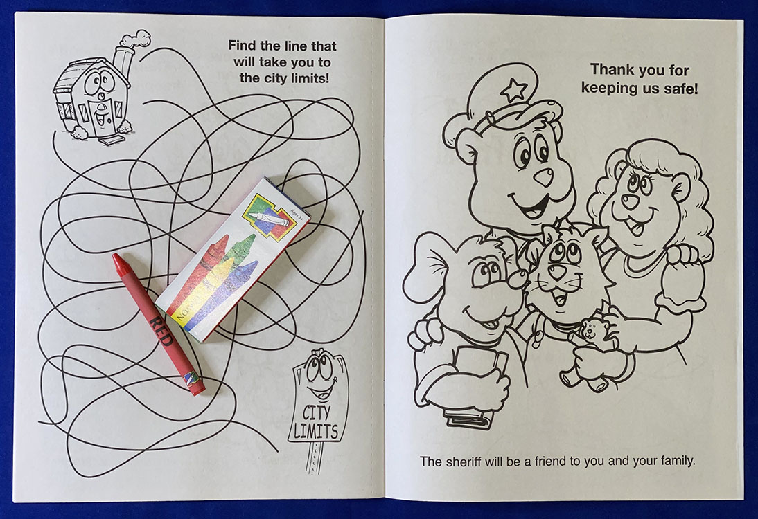 COLORING SET - Your Sheriff is Your Friend Coloring Book Fun Pack 3
