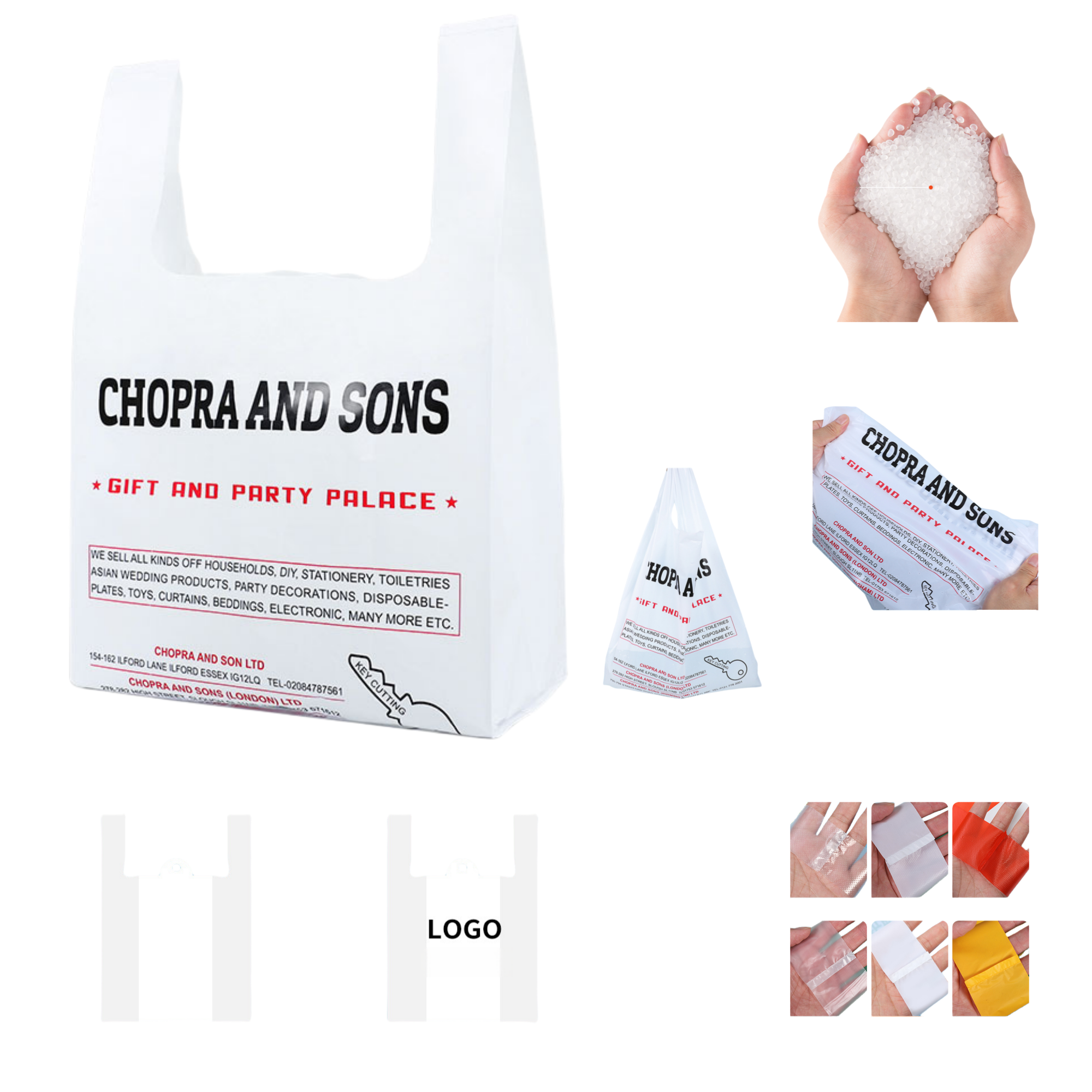 Customizable 5-mil Thickened High-capacity Plastic Bag 1