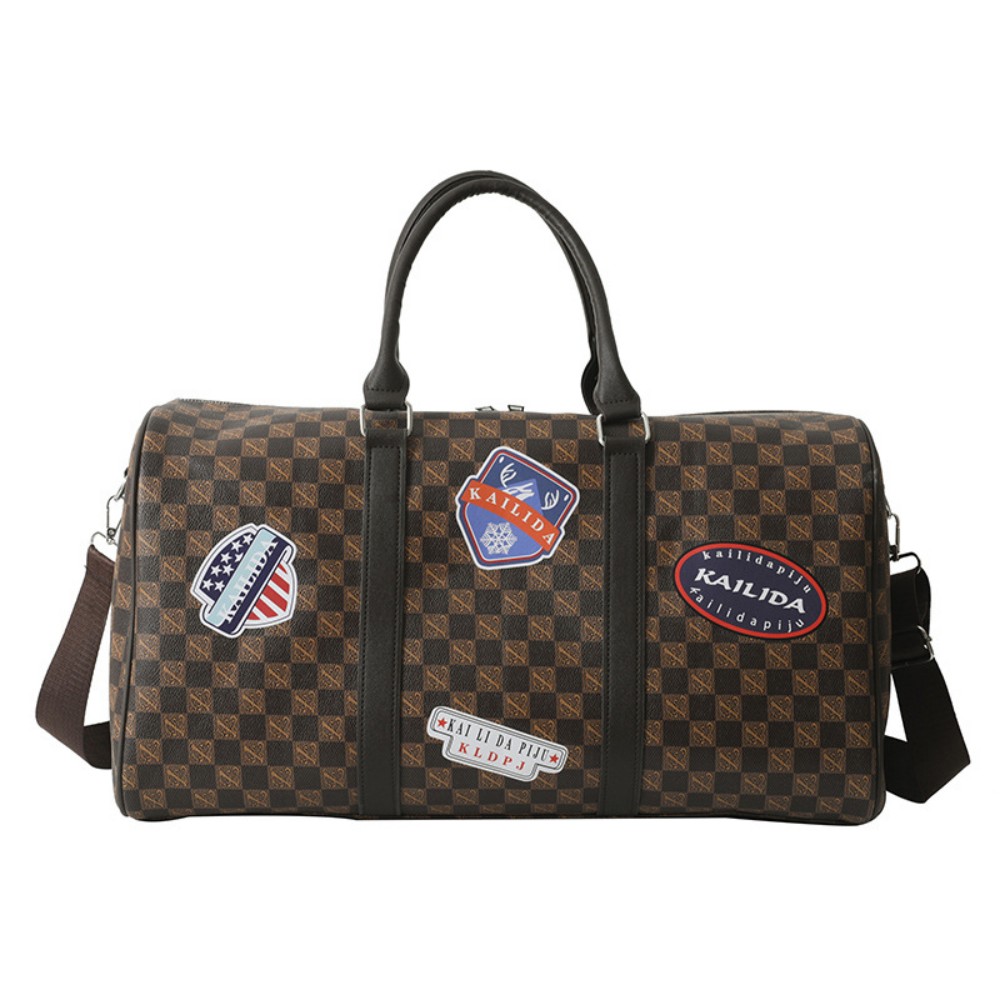 PU Leather Gym Sport Travel Duffel Bag 6