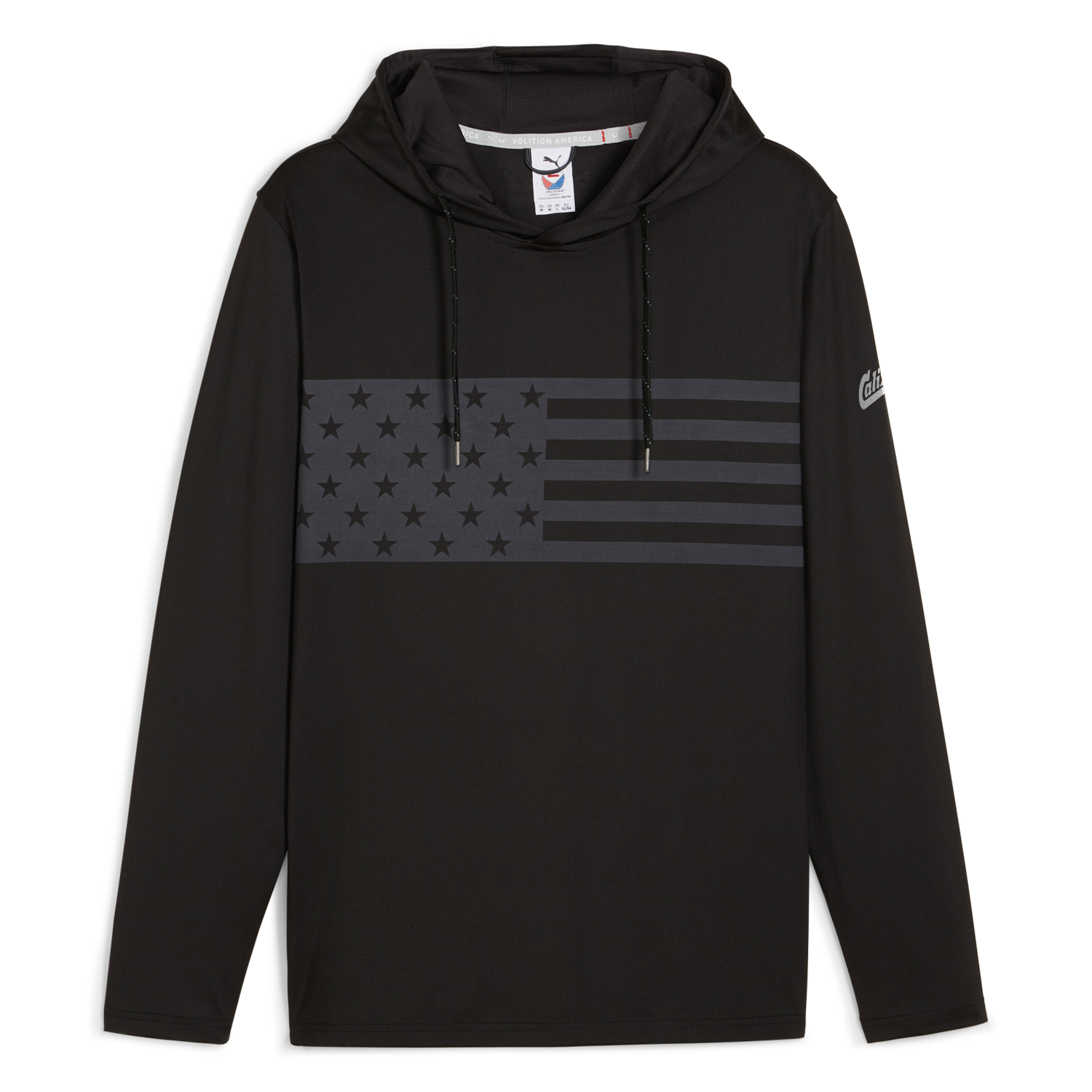 Puma Volition Mens Star Stripe Hoodie, custom hoodie or sweatshirt with logo imprint 2